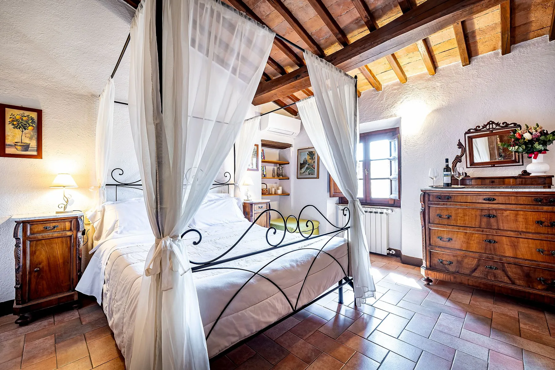Habitación doble en la casa rural Poggiacolle