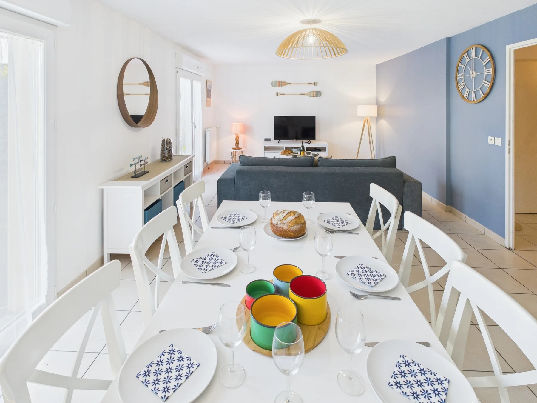 Casa familiar para 7 cerca del mar