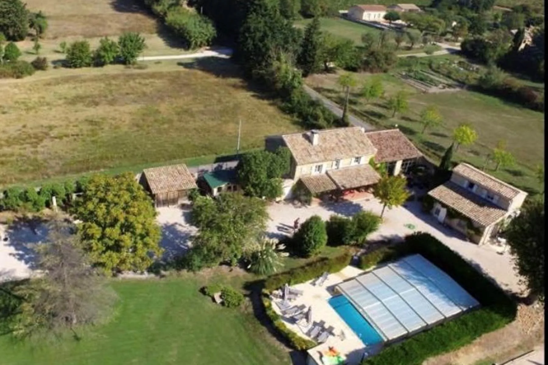 Aerial view of Mas Julien
