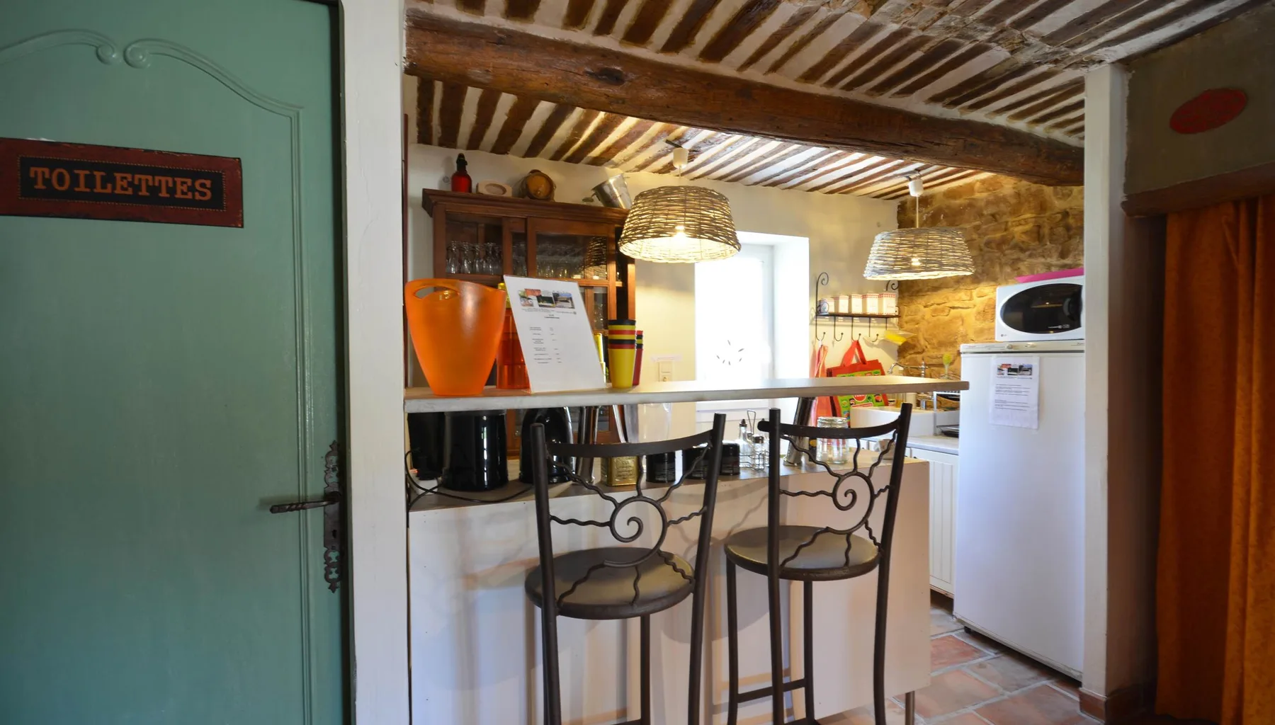 Bar area