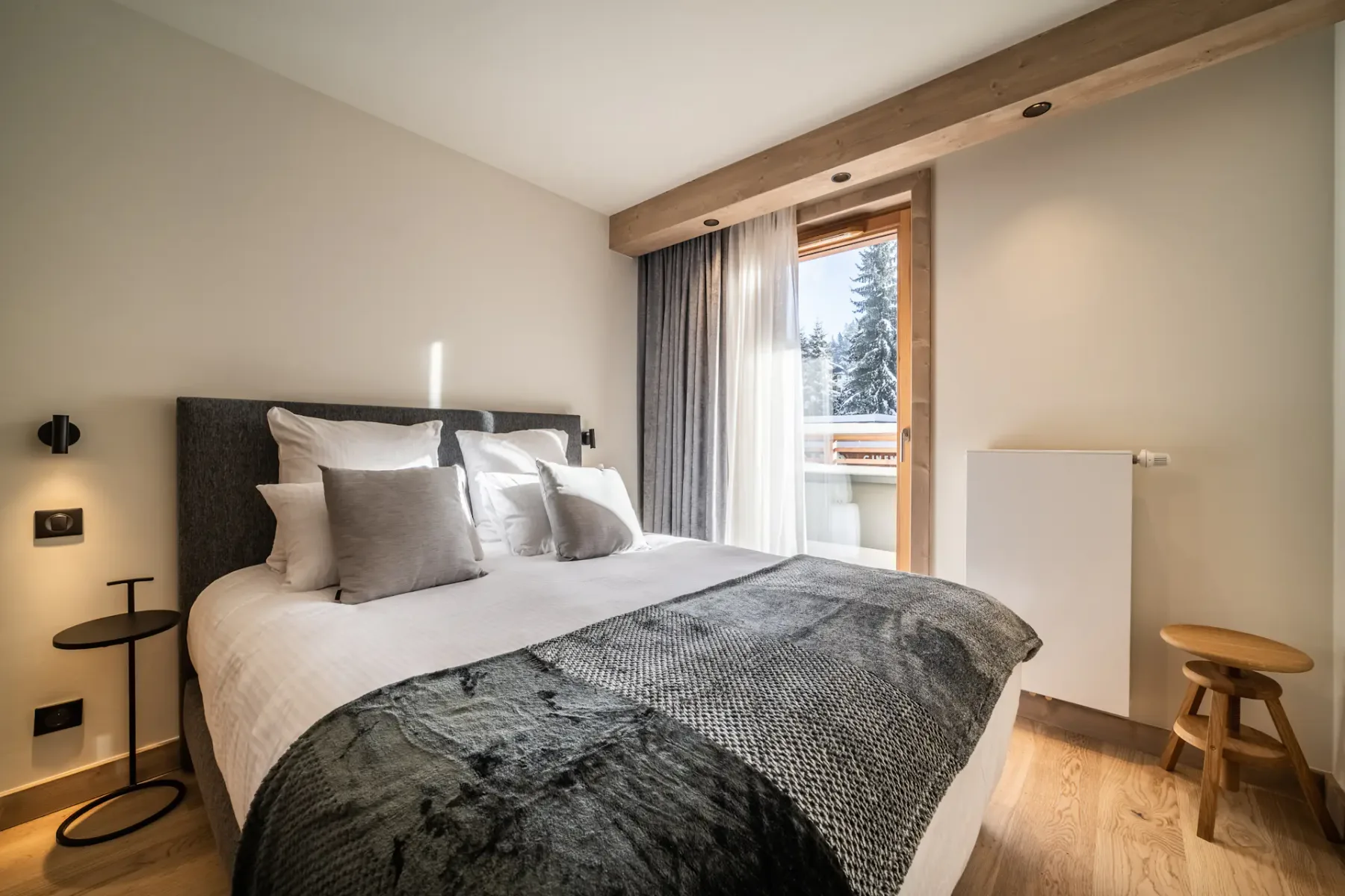 Cosy double bedroom family apartment Kanoko Les Gets