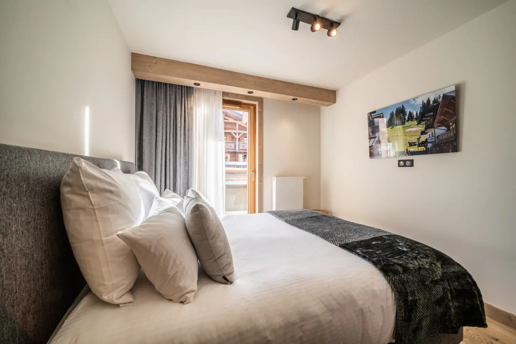 Cosy double bedroom family apartment Kanoko Les Gets