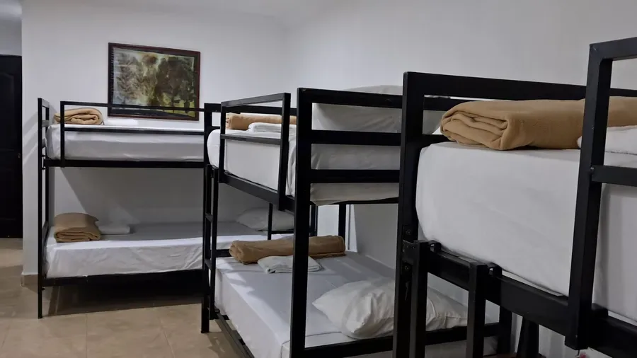 Six-bed room
