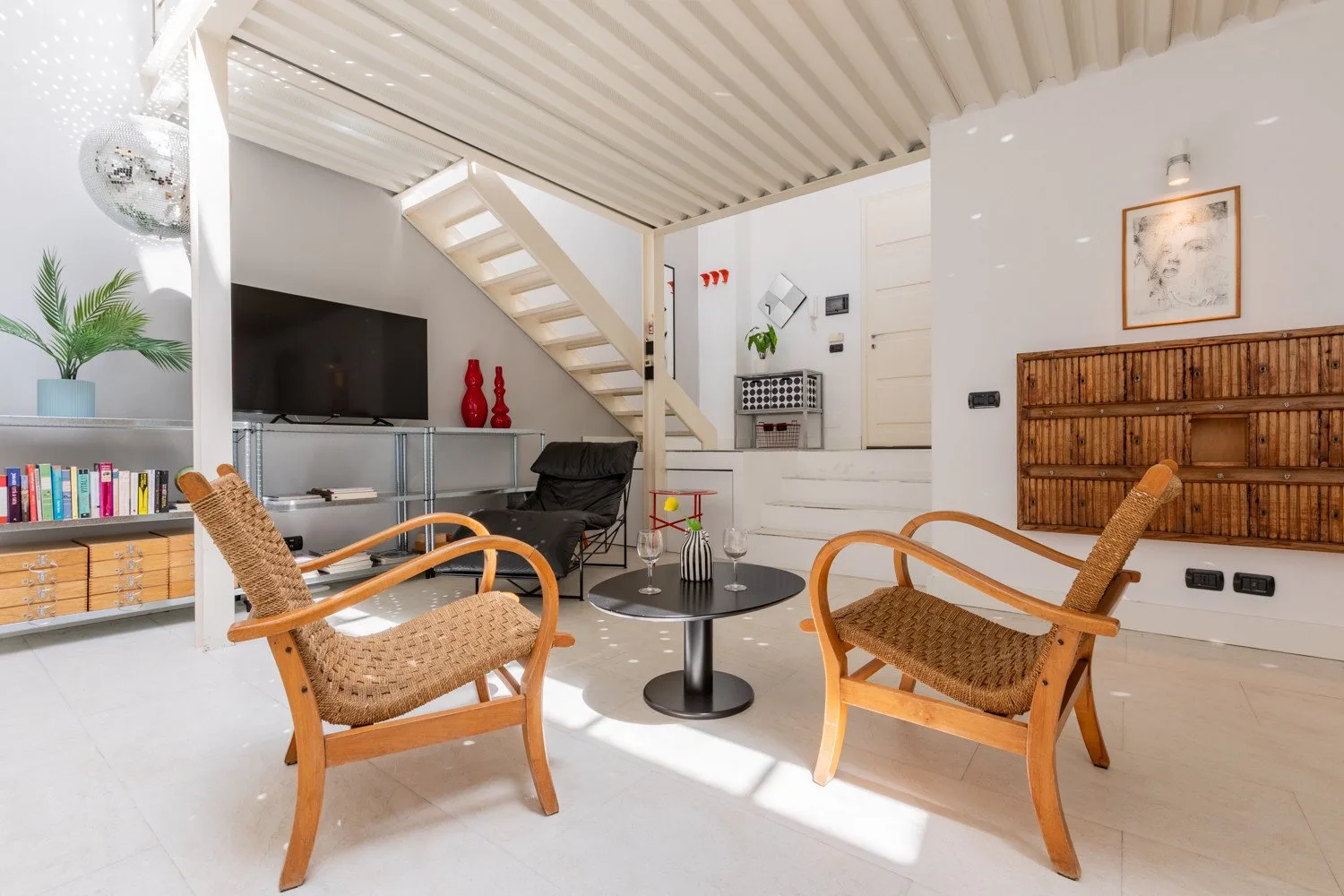 Industrial White Loft