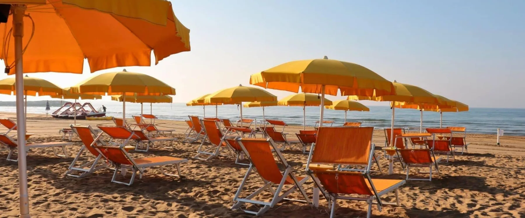 Albergo Rosa y la playa