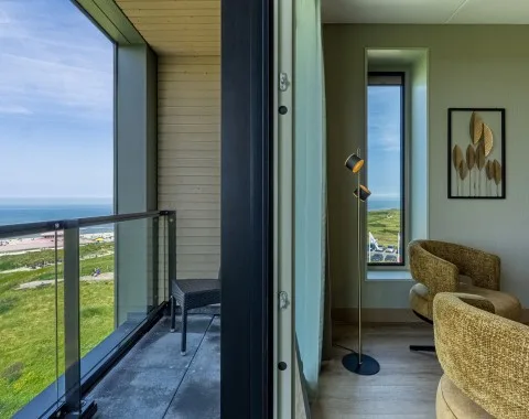 Sea-view room balcony