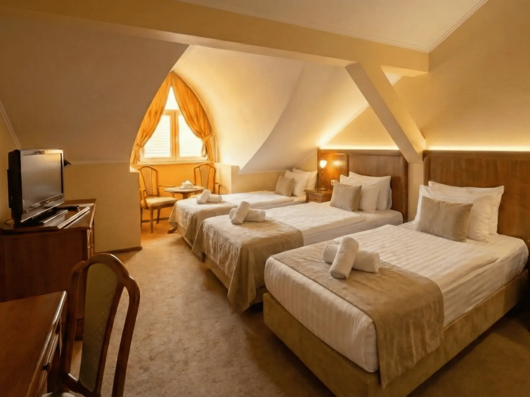 Hotel room interior
