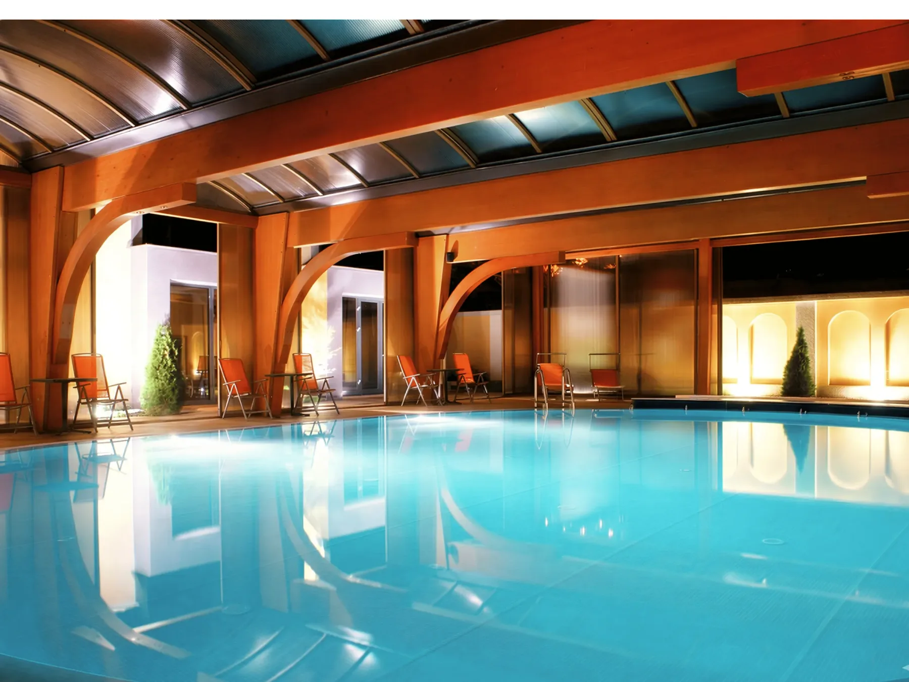 Indoor pool and spa