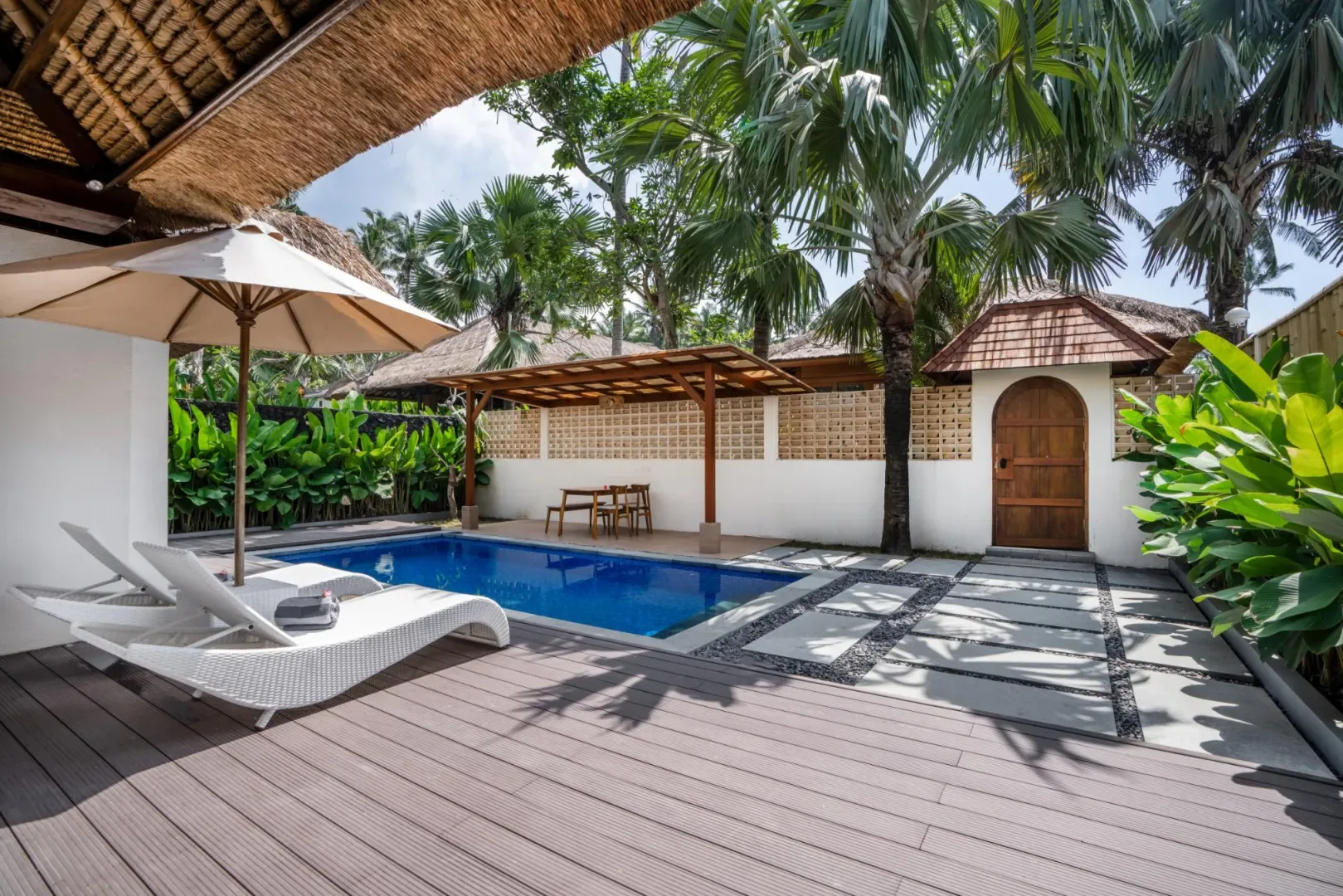 Villa de dos dormitorios con piscina privada