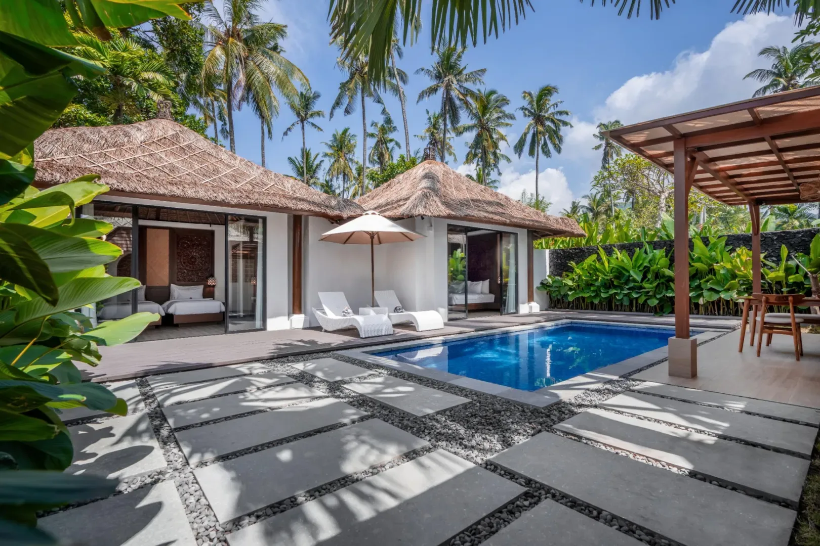 Villa de dos dormitorios con piscina privada