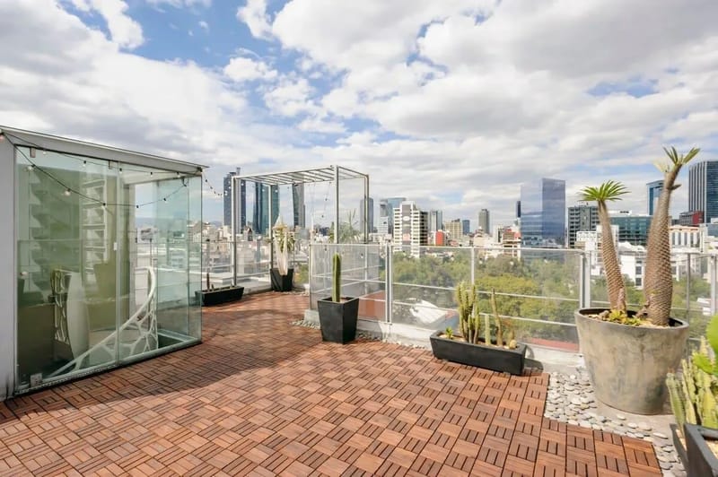 w *|Luminous 3BR Triplex in Roma Norte