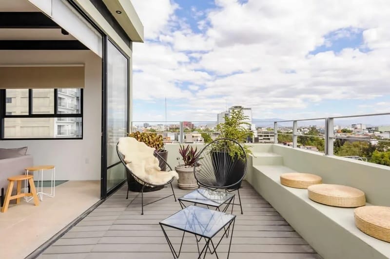 w *|Luminous 3BR Triplex in Roma Norte
