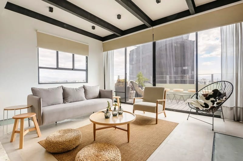 w *|Luminous 3BR Triplex in Roma Norte