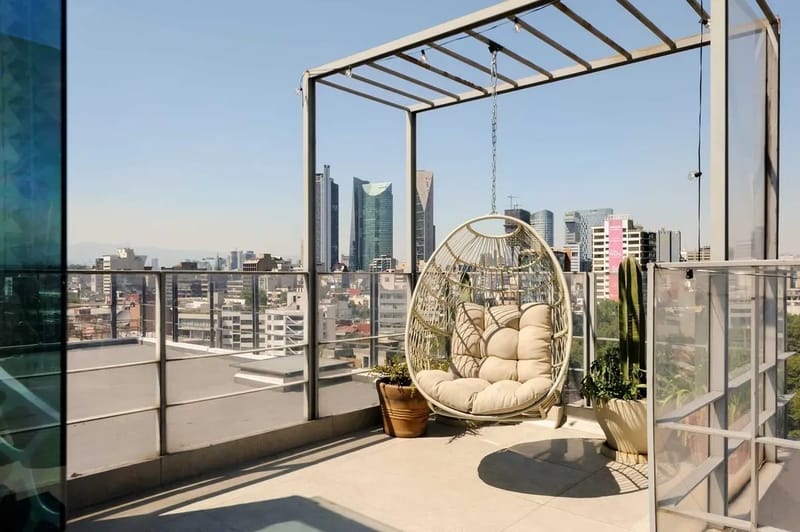 w *|Luminous 3BR Triplex in Roma Norte