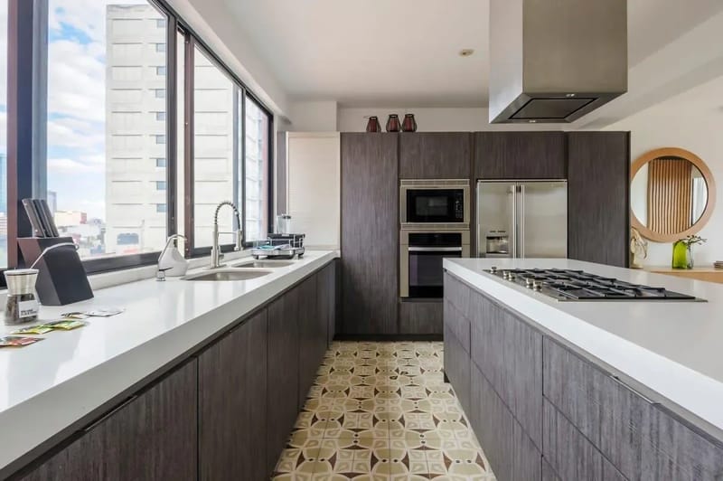w *|Luminous 3BR Triplex in Roma Norte