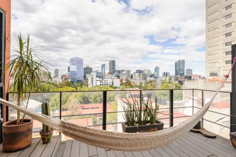 w *|Luminous 3BR Triplex in Roma Norte