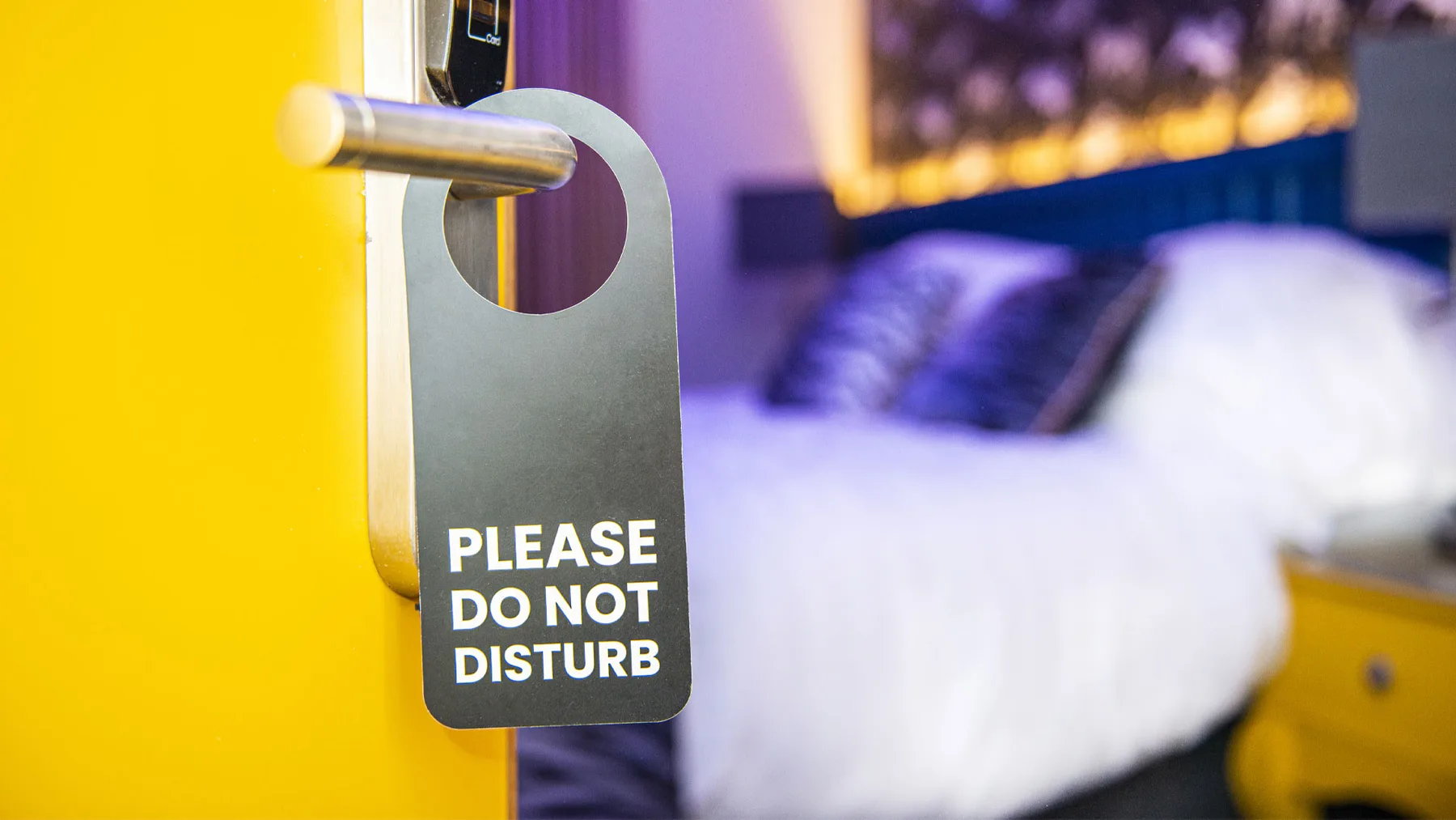 Crown Quarter guestroom door