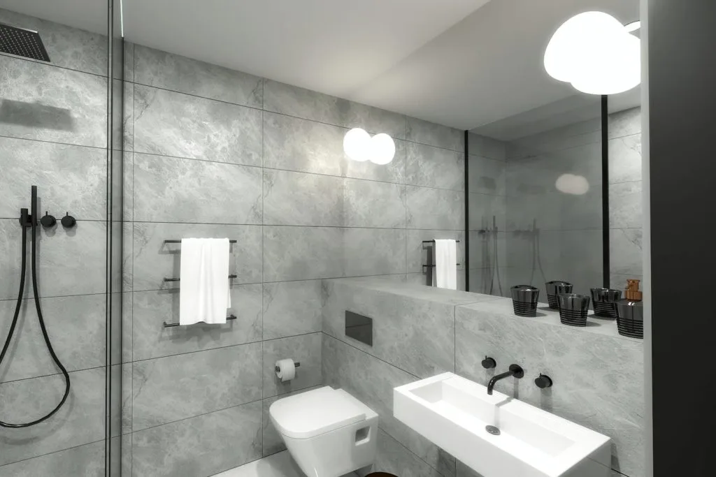 Bathroom of the Deluxe Guest Room
