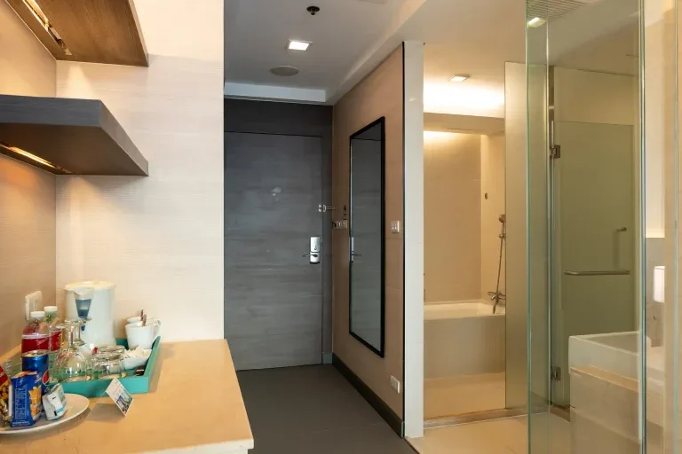 Hotel near BTS Phra Khanong Skytrain.