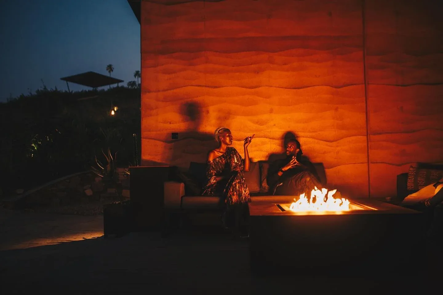 Ambiente junto al fuego