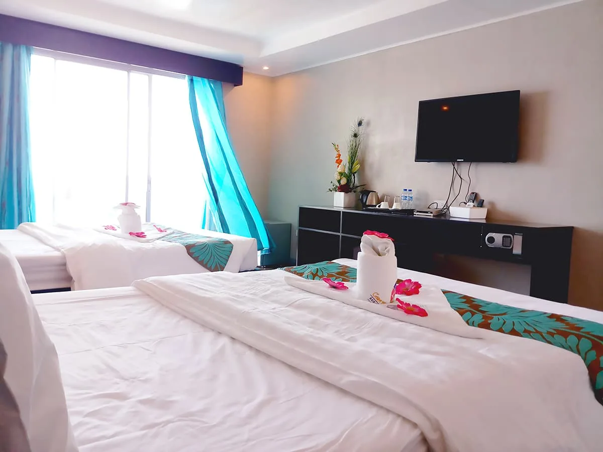 Habitación deluxe con 2 camas queen