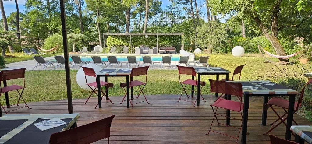 Terraza para desayunar
