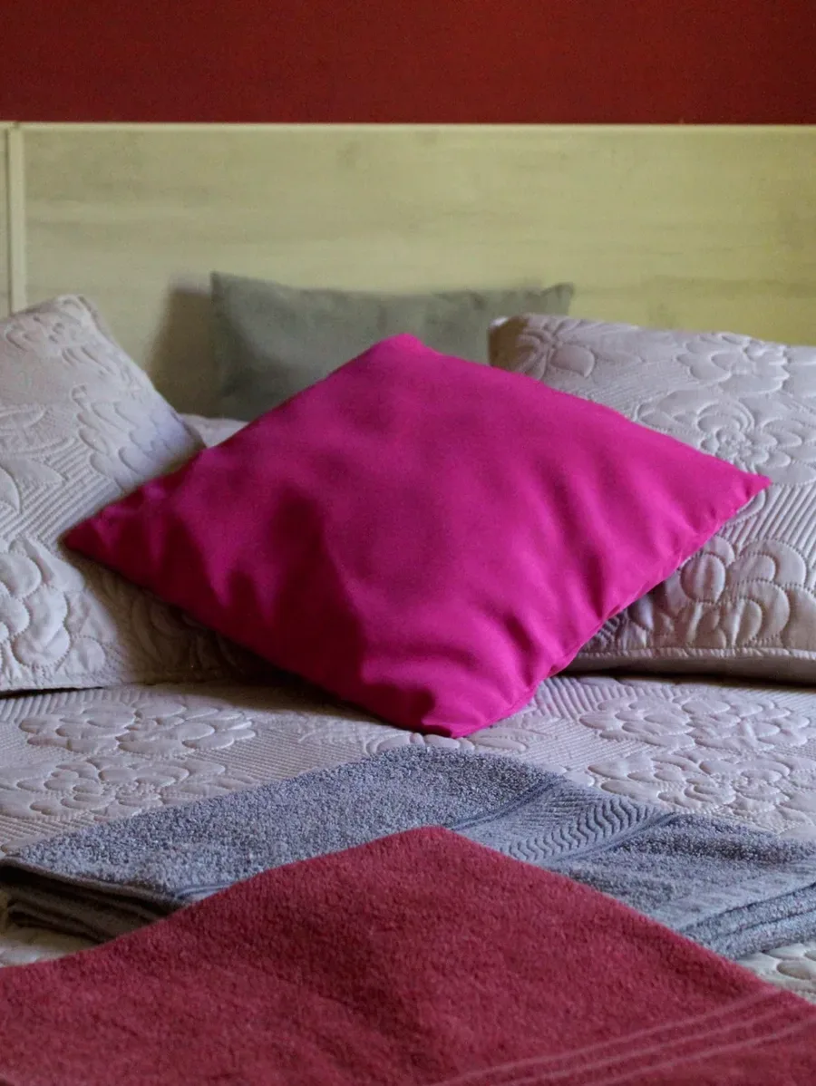 Habitación Orchidée con cama doble y pequeña terraza privada
