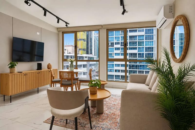 Tasteful 1BR in Obarrio w/ AC