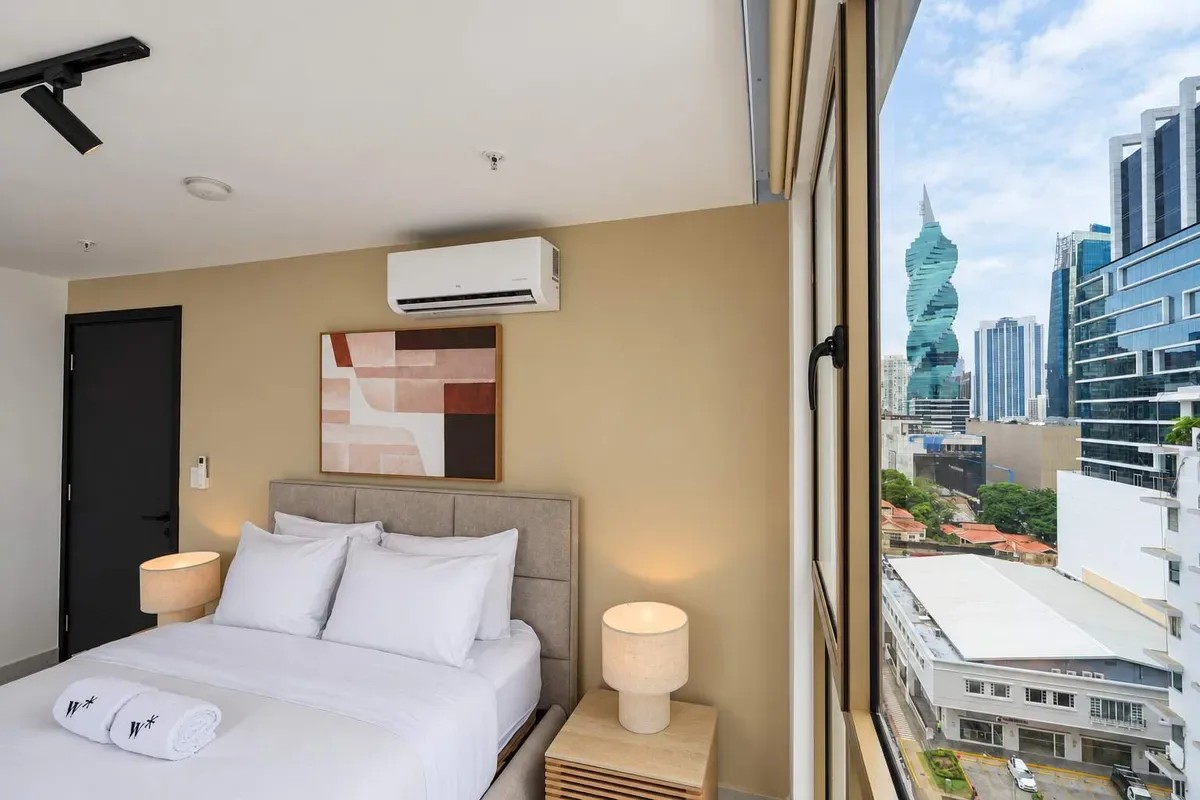 Tasteful 1BR in Obarrio w/ AC