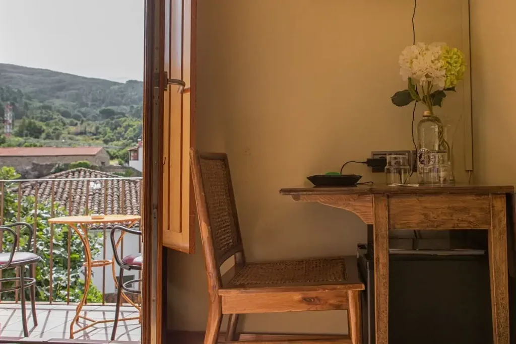 Guest room with views