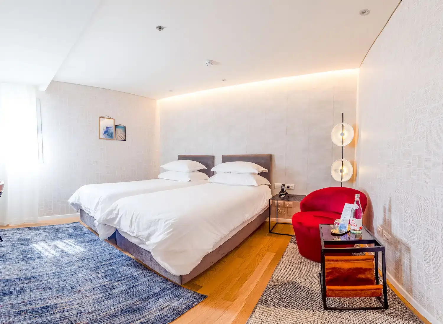 Habitación superior con dos camas individuales