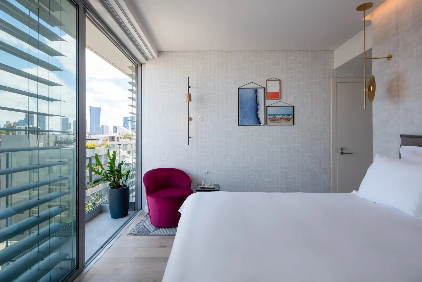Habitación doble deluxe con balcón para estar de pie