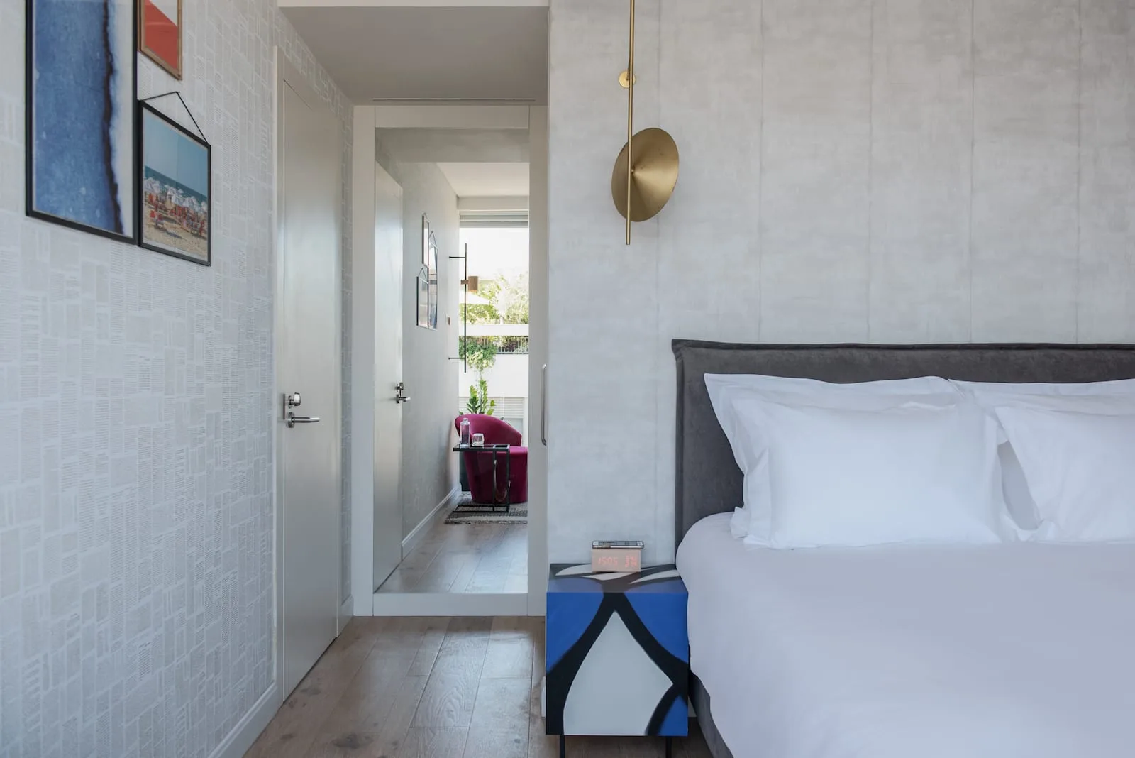 Habitación doble deluxe con balcón para estar de pie