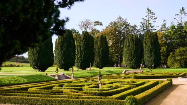 Jardín de topiaria del complejo
