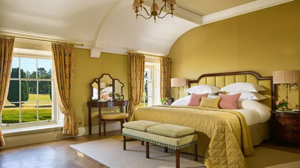 Dormitorio de la Grand Suite de la casa señorial