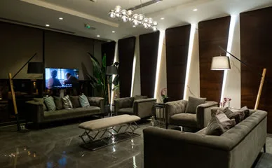 Hotel lobby