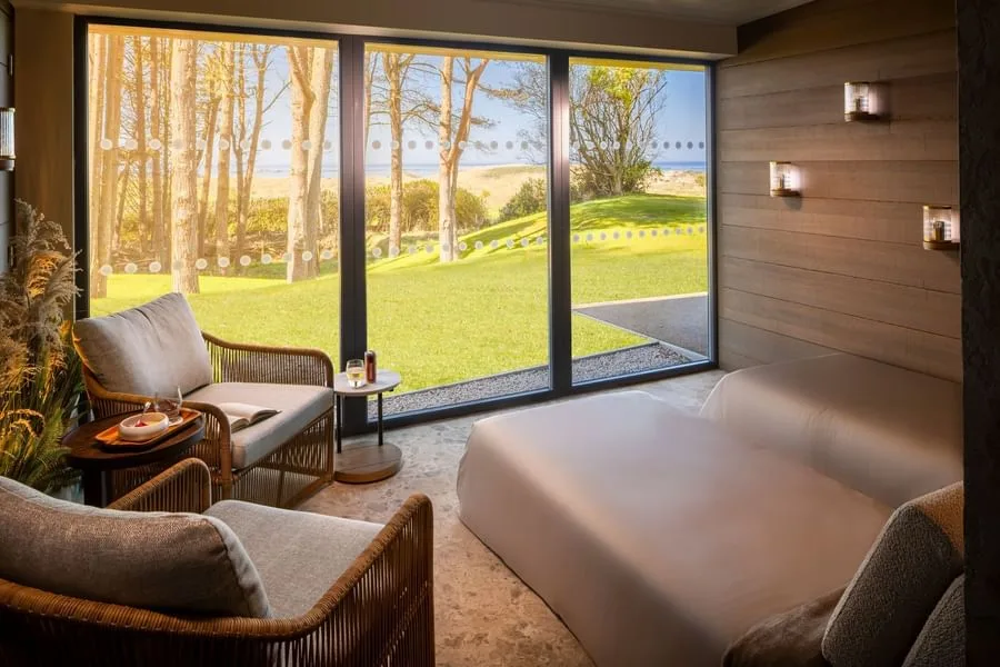 Dormitorio de Dunluce Lodge