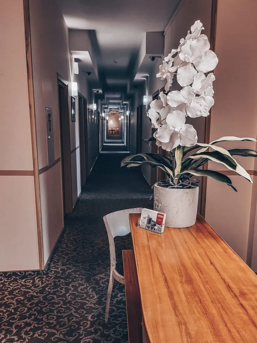 Recepción del hotel