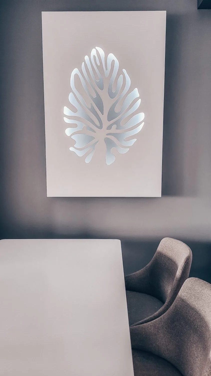 Hotel interior with plant