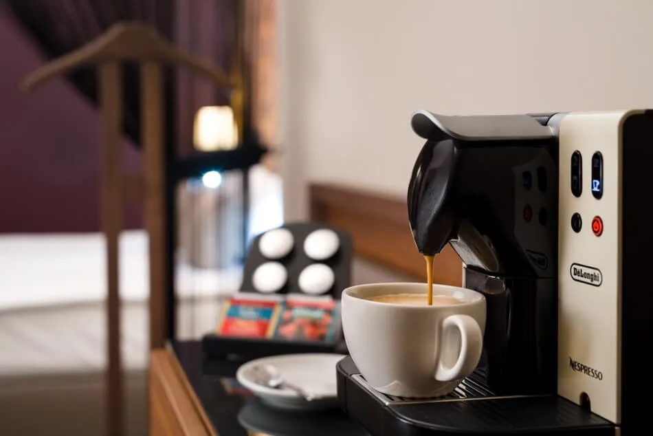 In-room Nespresso coffee machine.