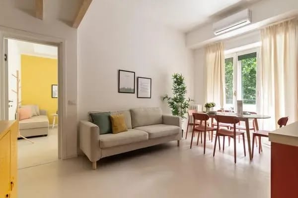 Sophisticated 3BR w/ AC near Milan Center