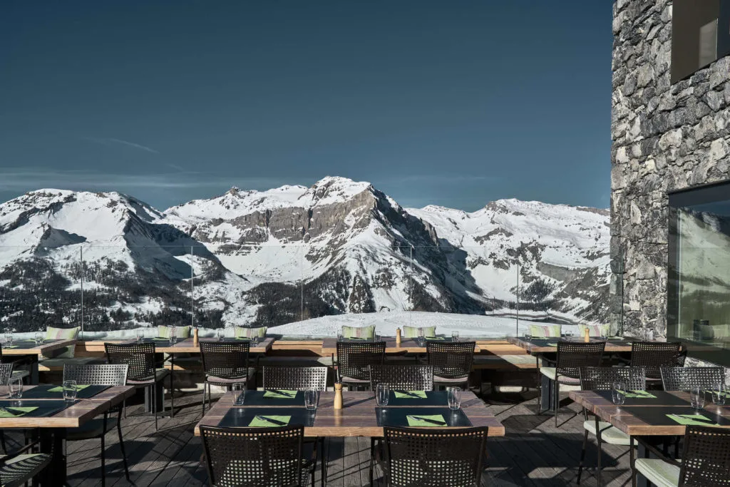 Winter terrace