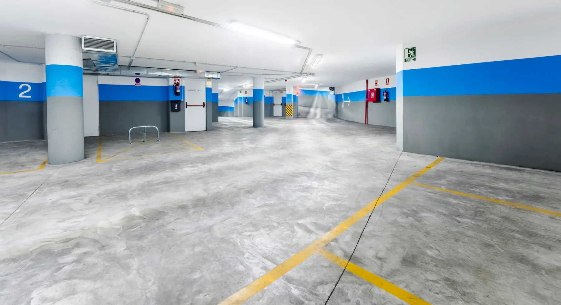 Estacionamiento del hotel