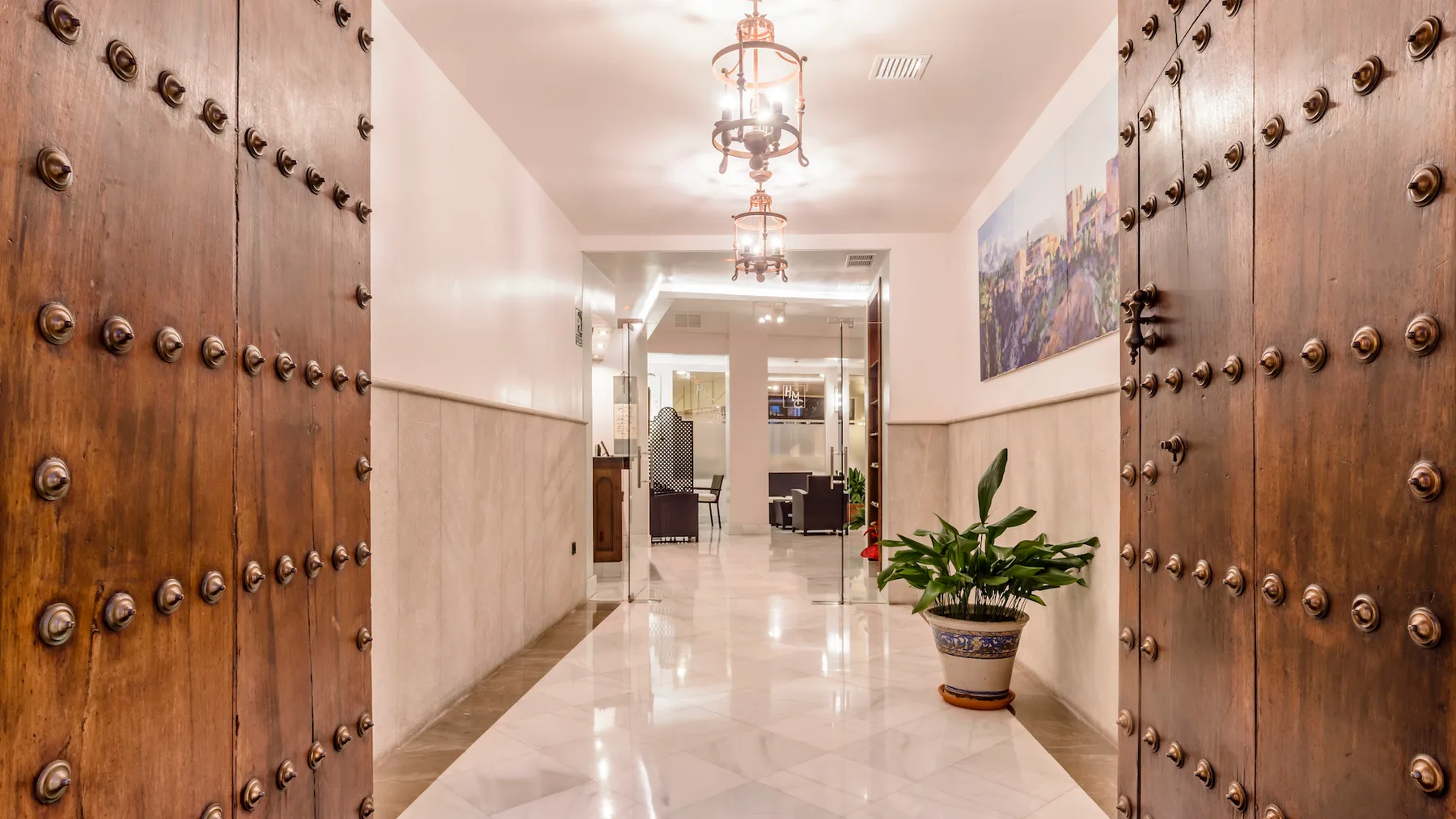 Hotel entrance