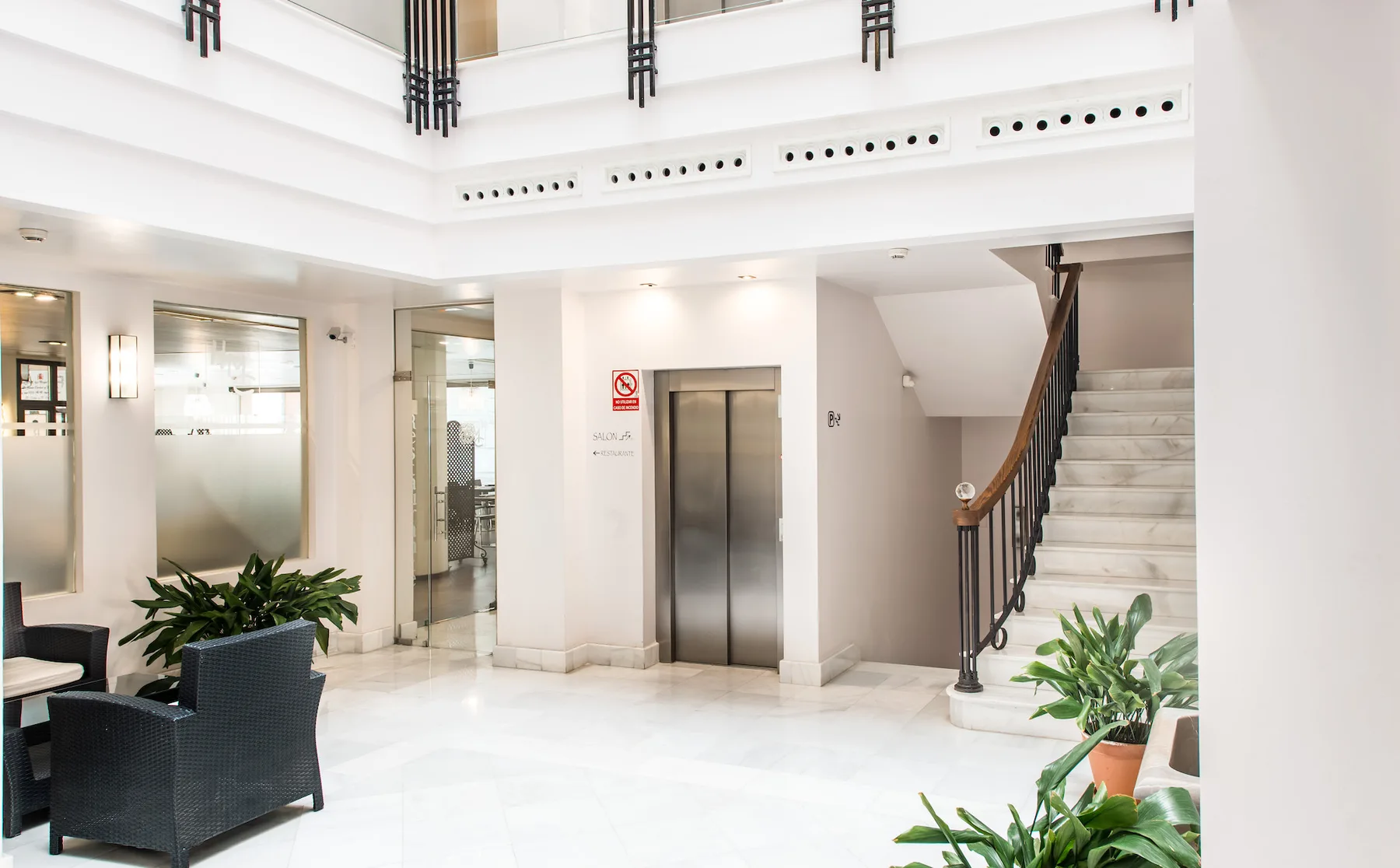 Hotel reception