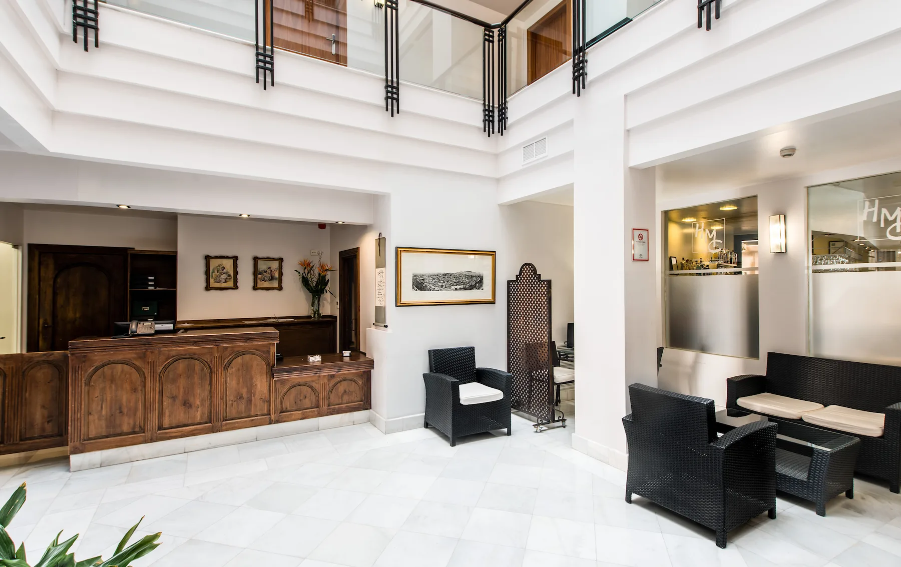 Hotel reception