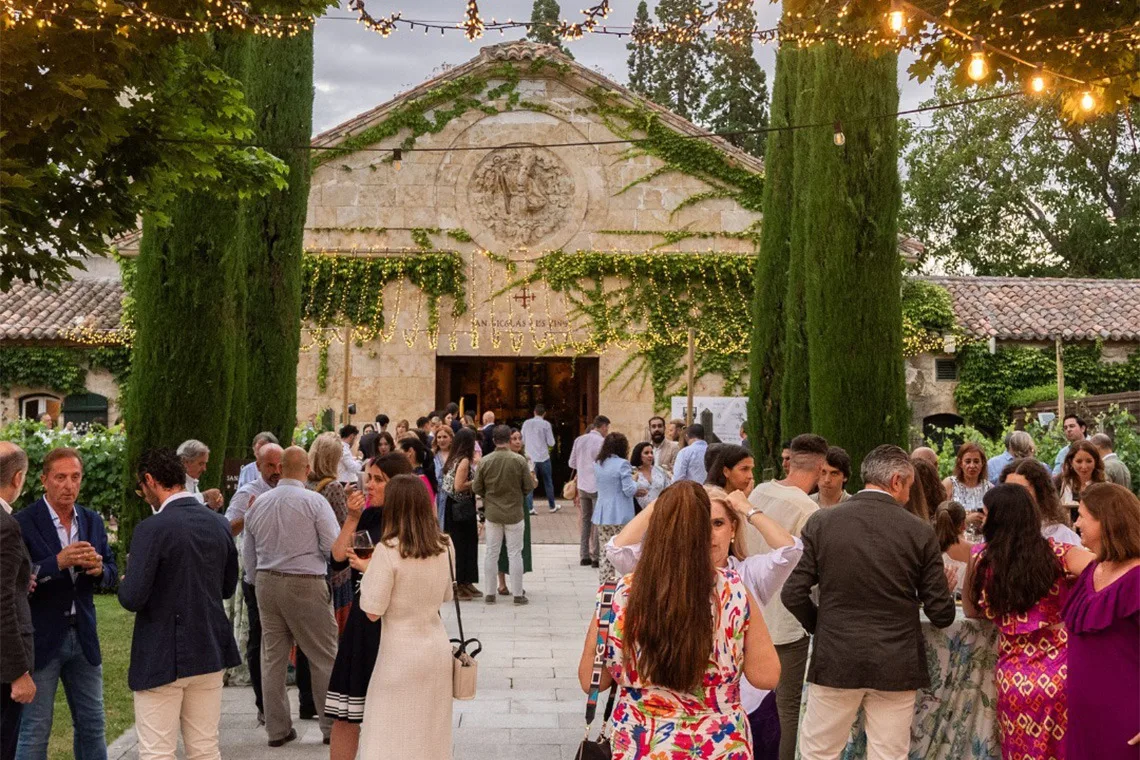 Evento en el interior de Hacienda Zorita Wine Hotel.