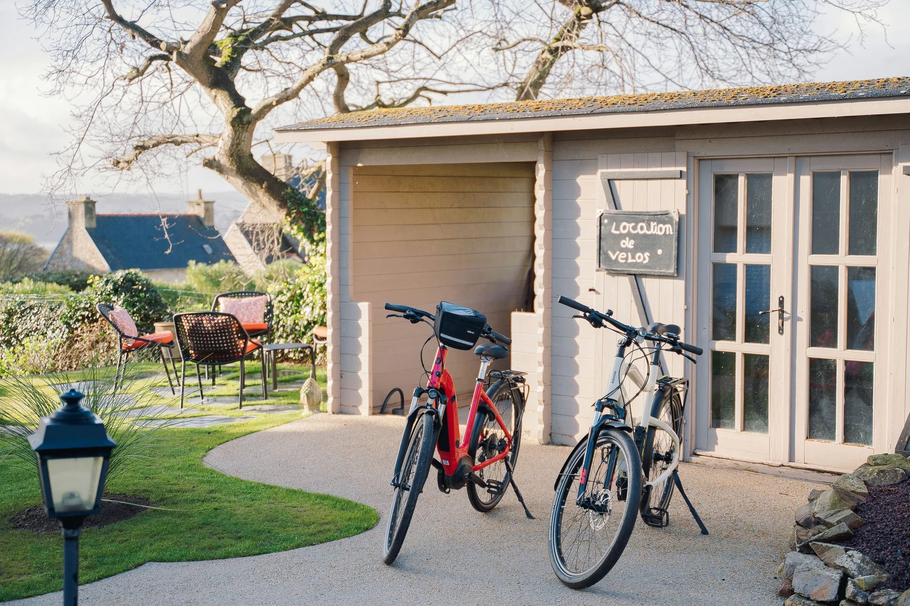 Electric bicycles available at the hotel