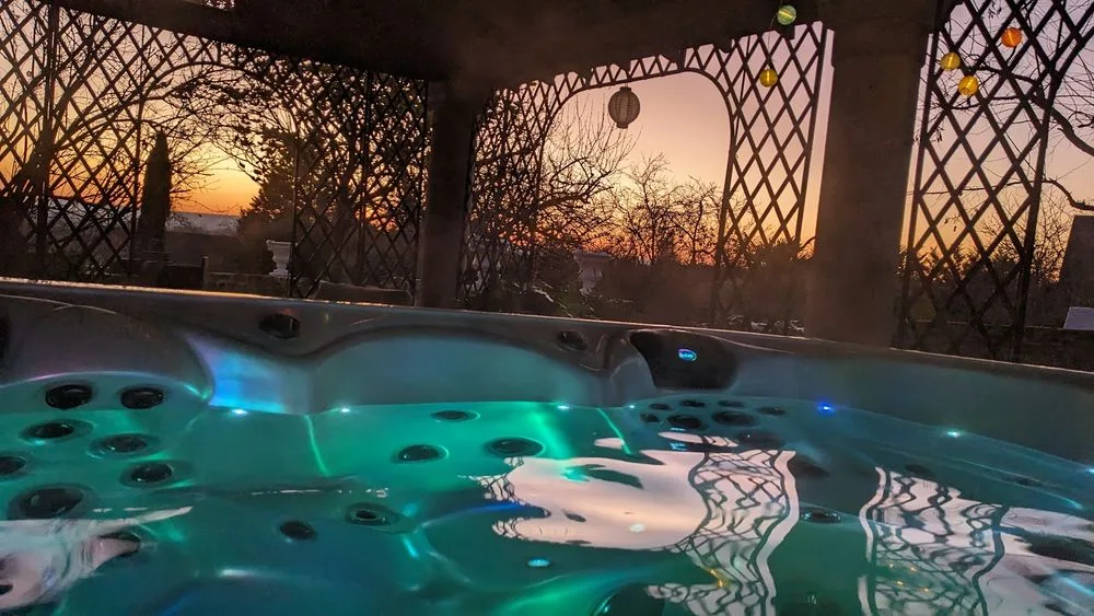 Spa al atardecer