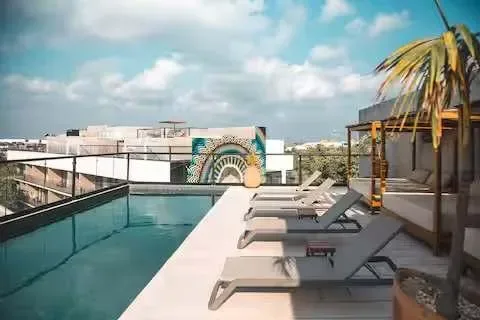Modern Studio w/ Balcony in Trendy Tulum